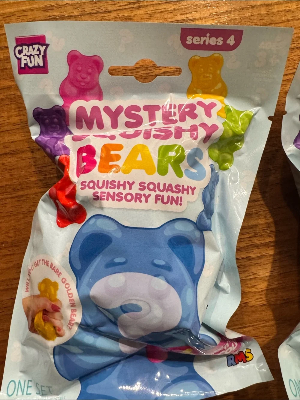 RMS Crazy Fun Mystery Squishy Bears Series 4 Bundle of 2 Sealed NWT Viral